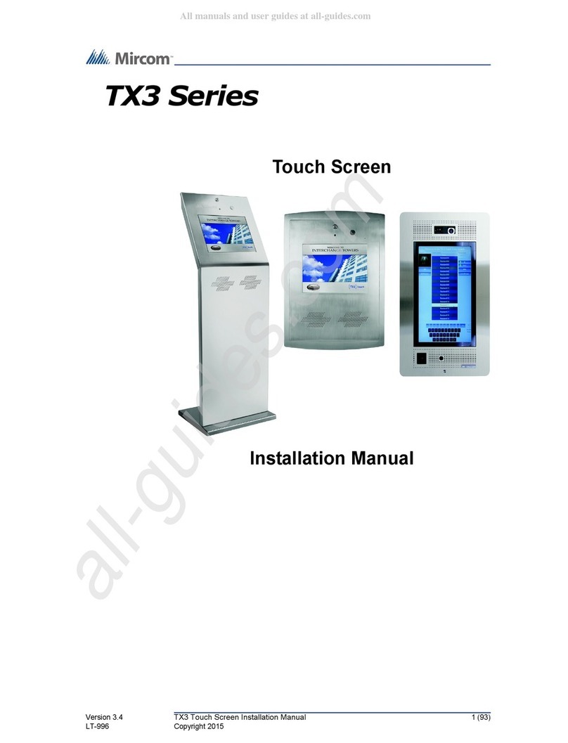 Microm TX3 Series installation manual Microm TX3 Series installation manual