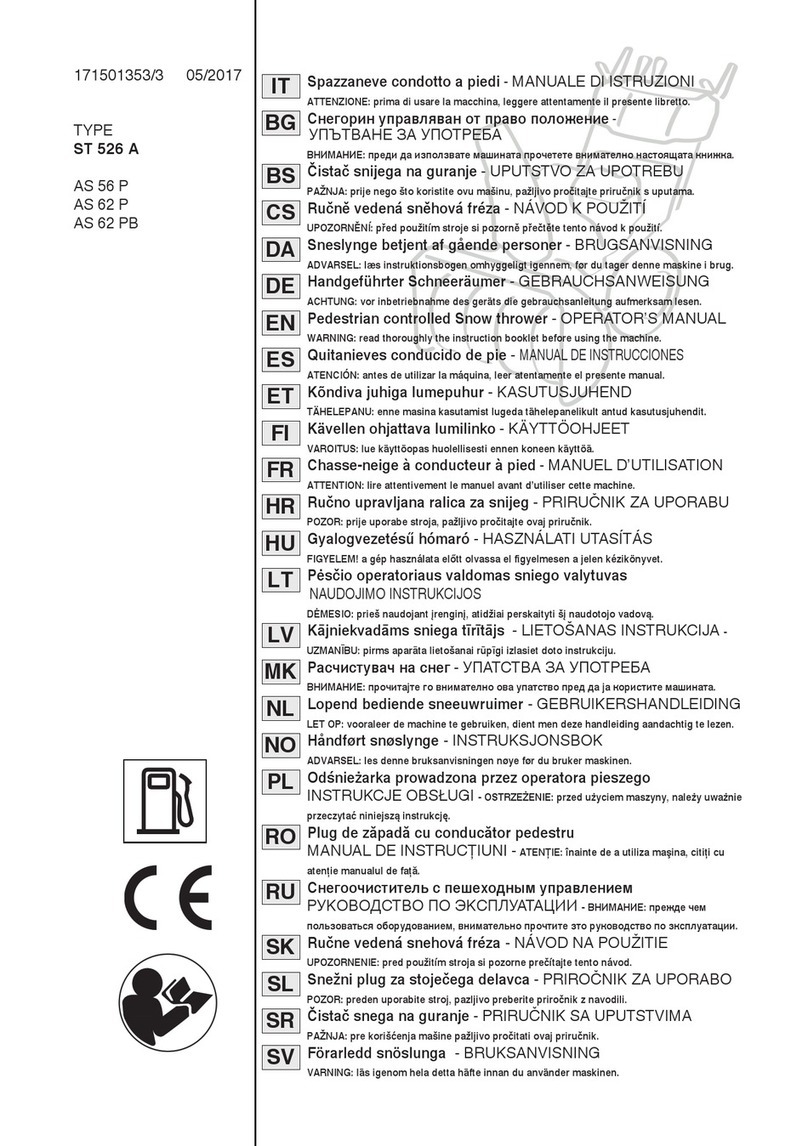 ST ST 526 A Operator's manual