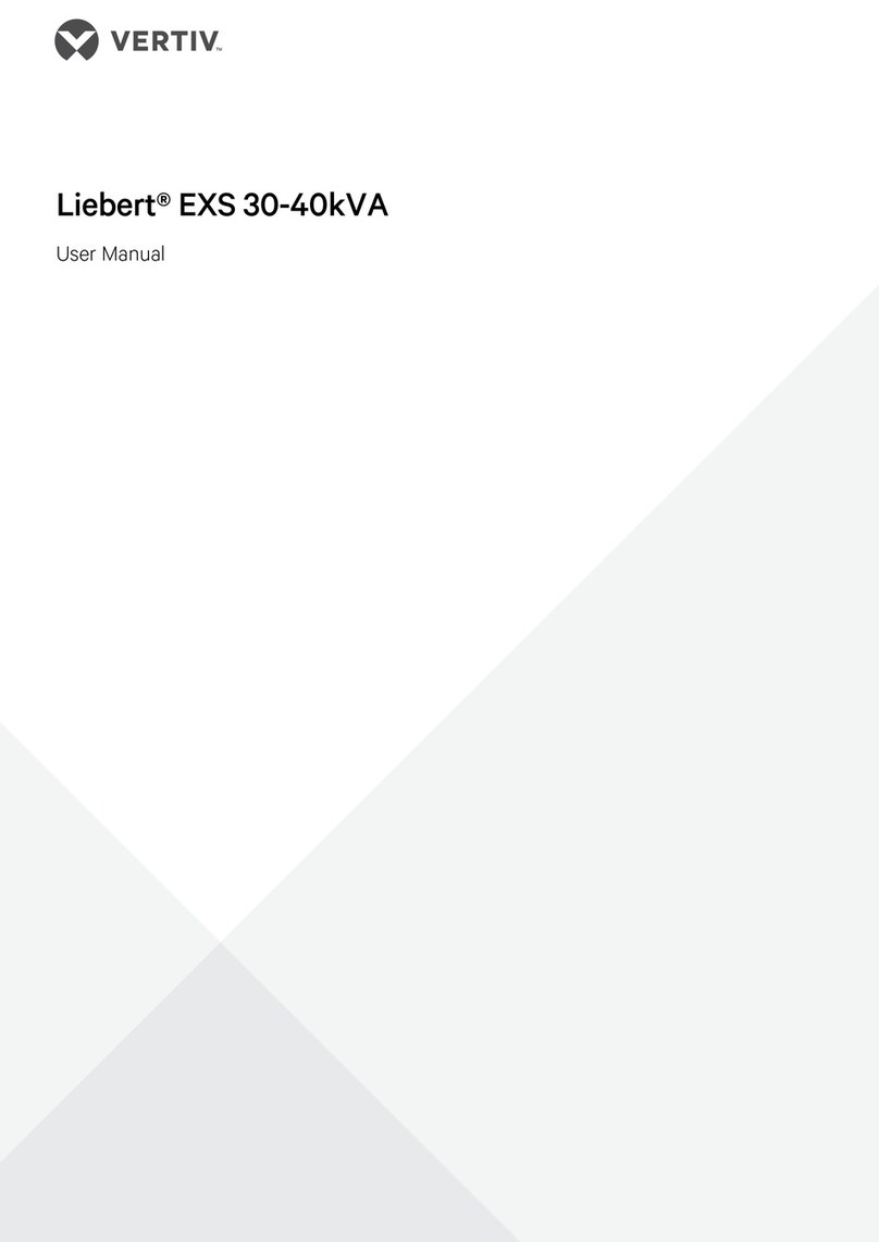 Vertiv Liebert EXS 0030kTH16FN01000 User manual