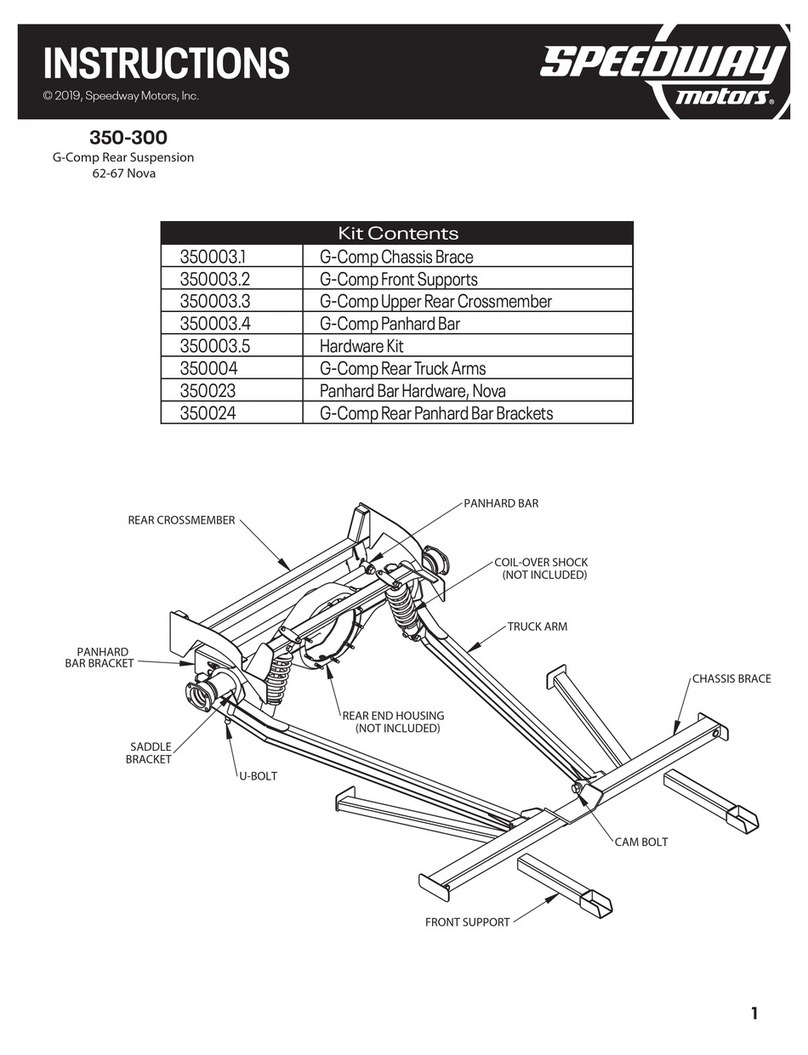 Speedway 350-300 instructions