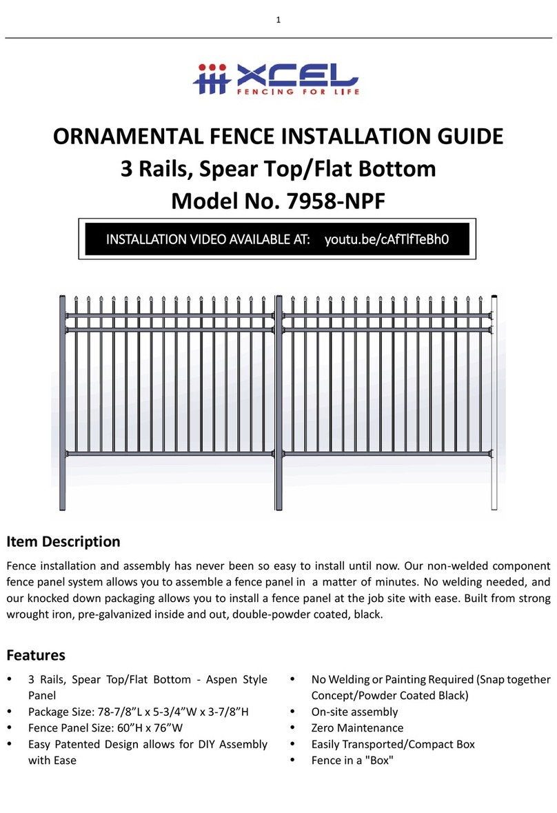 XCEL 7958-NPF User manual