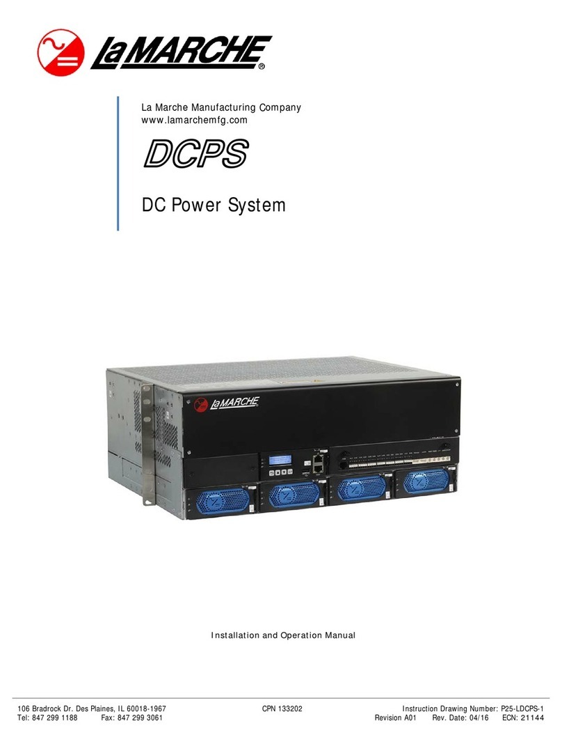 Lamarche DCPS Installation and operation manual