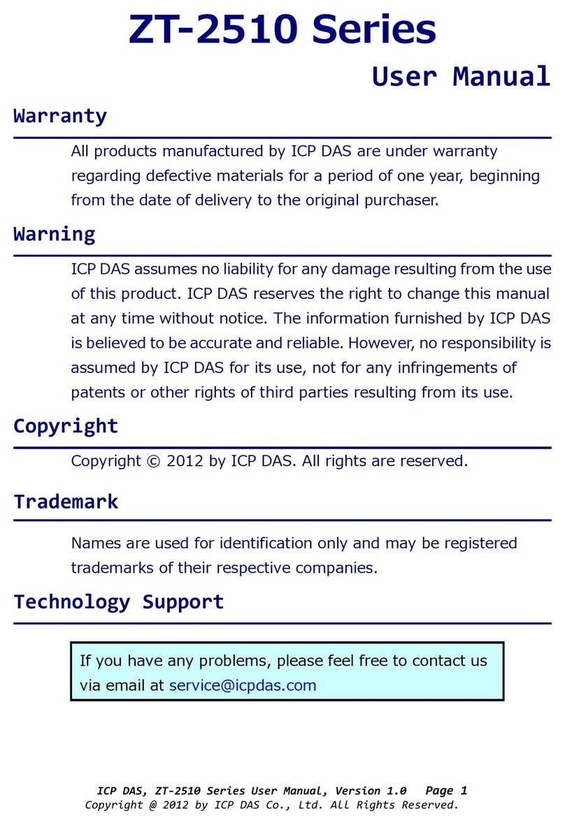 ICPDAS ZT-2510 Series user manual