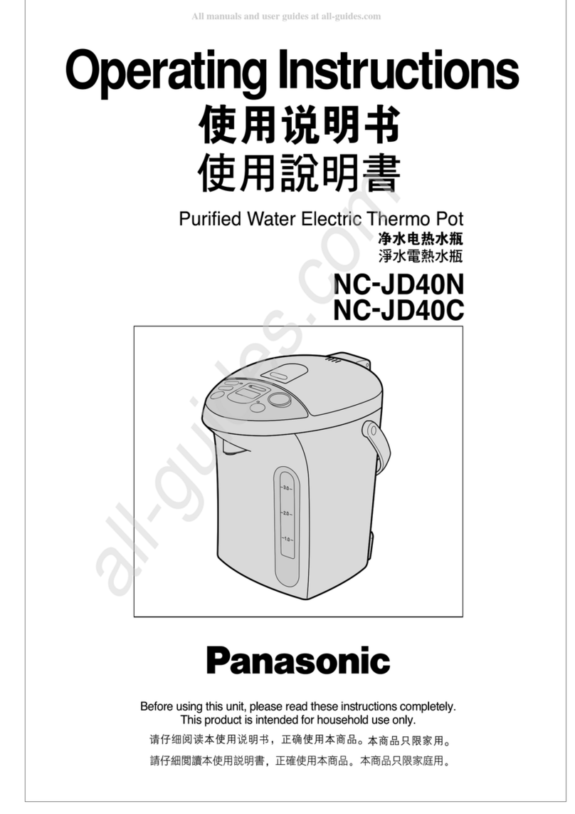 Panasonic NCJD40N operating instructions