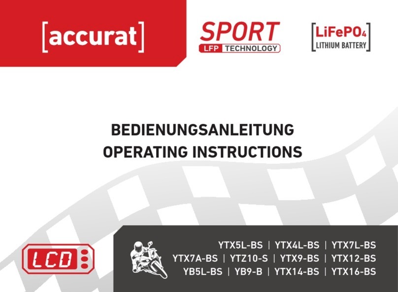 ACCURAT YTX5L-BS operating instructions