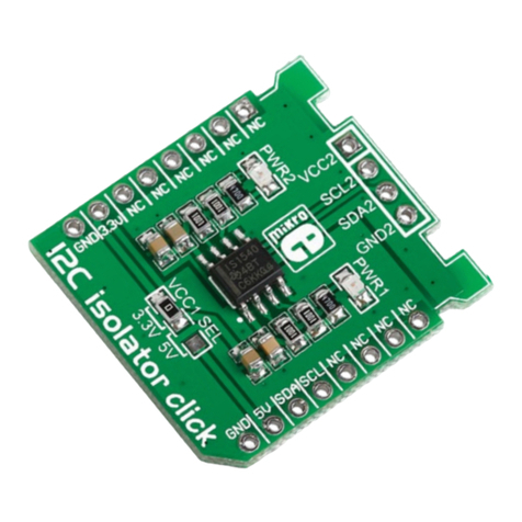 mikroElektronika Click Board I2C isolator click User manual