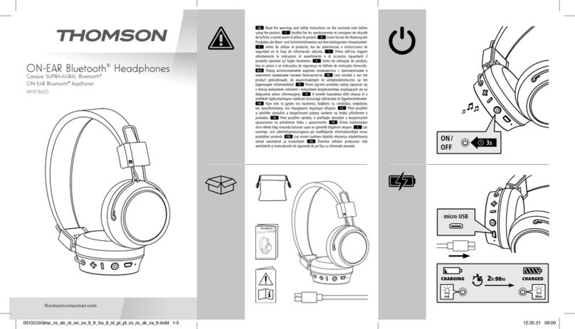 THOMSON WHP8650 User manual