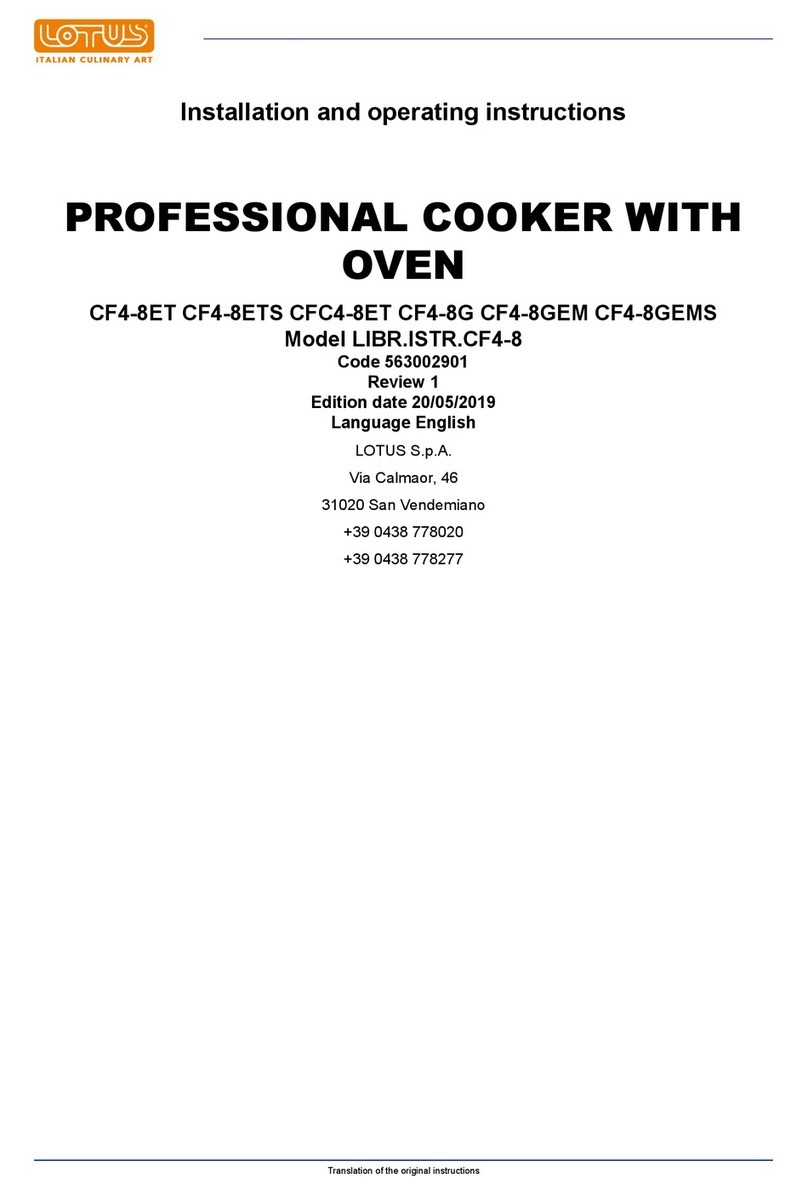 Lotus CF4-8ET User manual