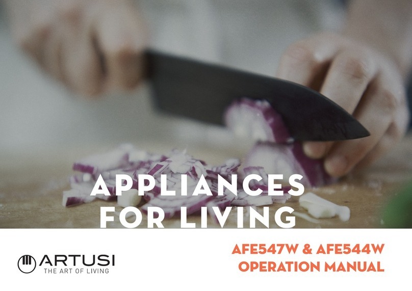 Artusi AFE547W User manual