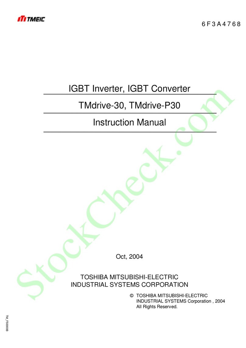 TMEIC TMdrive-30 instruction manual