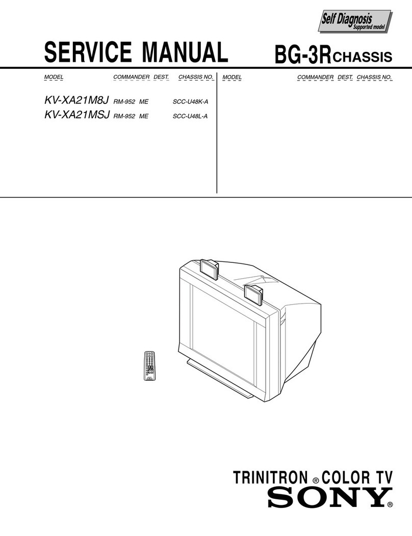 Sony TRINITRON KV-XA21M8J User manual Sony TRINITRON KV-XA21M8J User manual