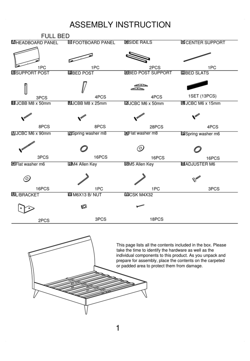 overstock FULL BED Assembly instruction overstock FULL BED Assembly instruction