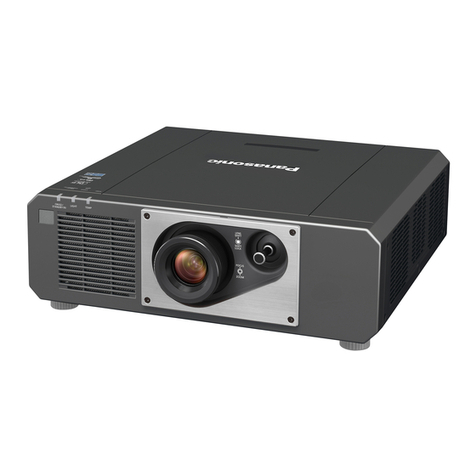 Panasonic PT-FRQ50 User manual
