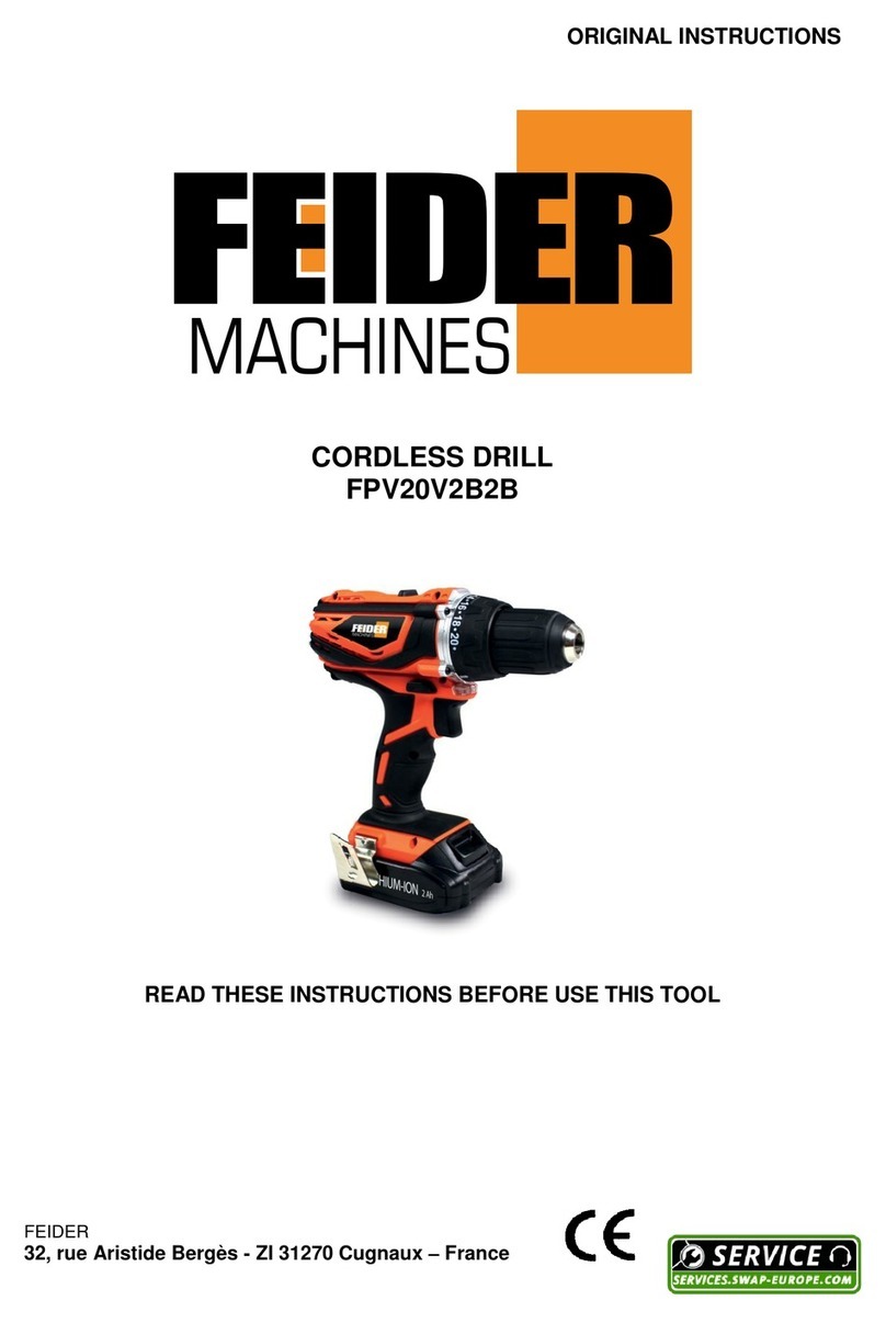 Feider Machines FPV20V2B2B User manual