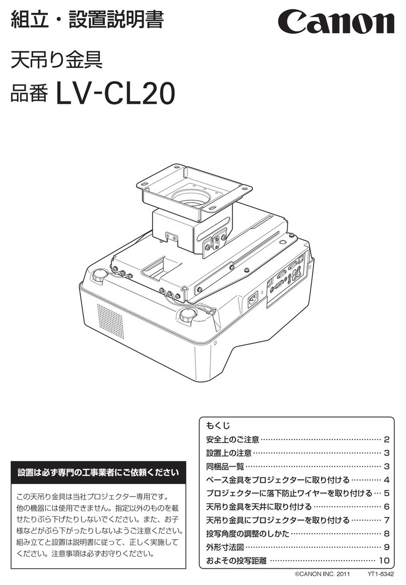 Canon LV-CL20 Setup guide