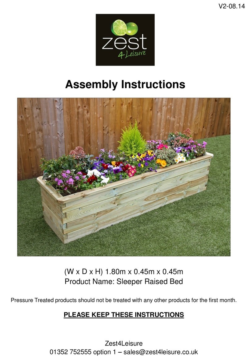 Zest 4 Leisure Sleeper Raised Bed Assembly instructions