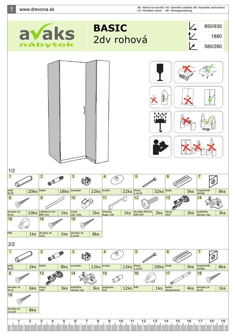 avaks nabytok BASIC 2dv rohova User manual avaks nabytok BASIC 2dv rohova User manual