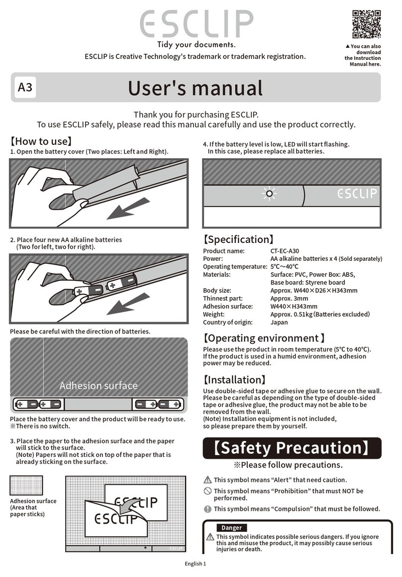 Creative ESCLIP user manual
