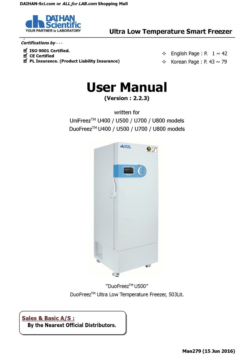 DAIHAN UniFreez U400 user manual