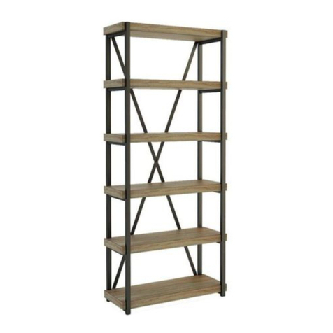 E-Ready Furniture bookcase Assembly instructions