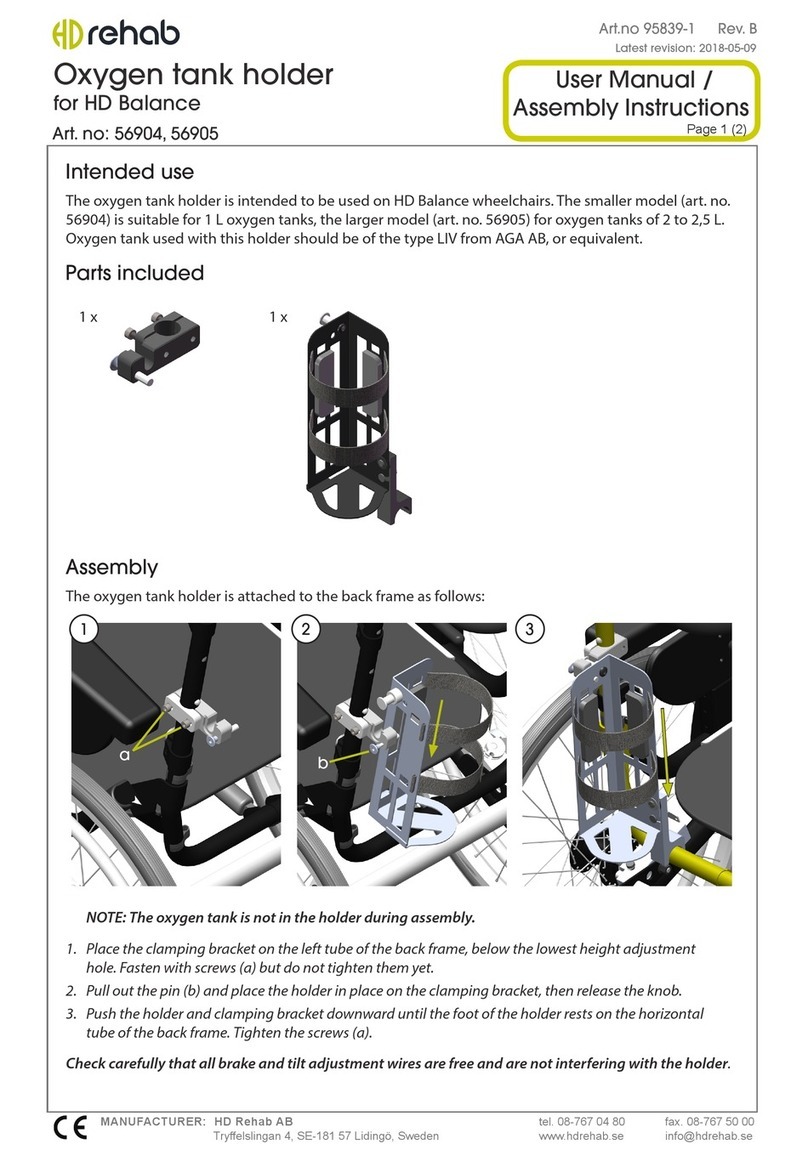 HD Rehab 56904 User manual HD Rehab 56904 User manual