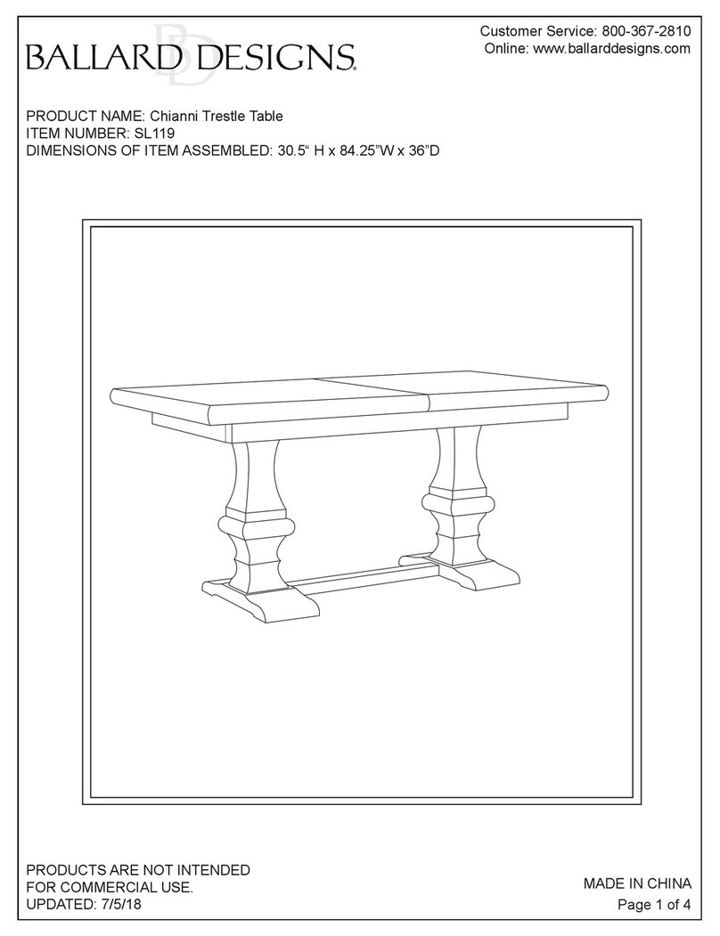Ballard Designs SL119 manual