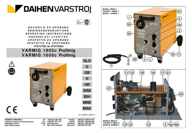 Daihen varstroj V ARMIG 1905c Profimig operating instructions
