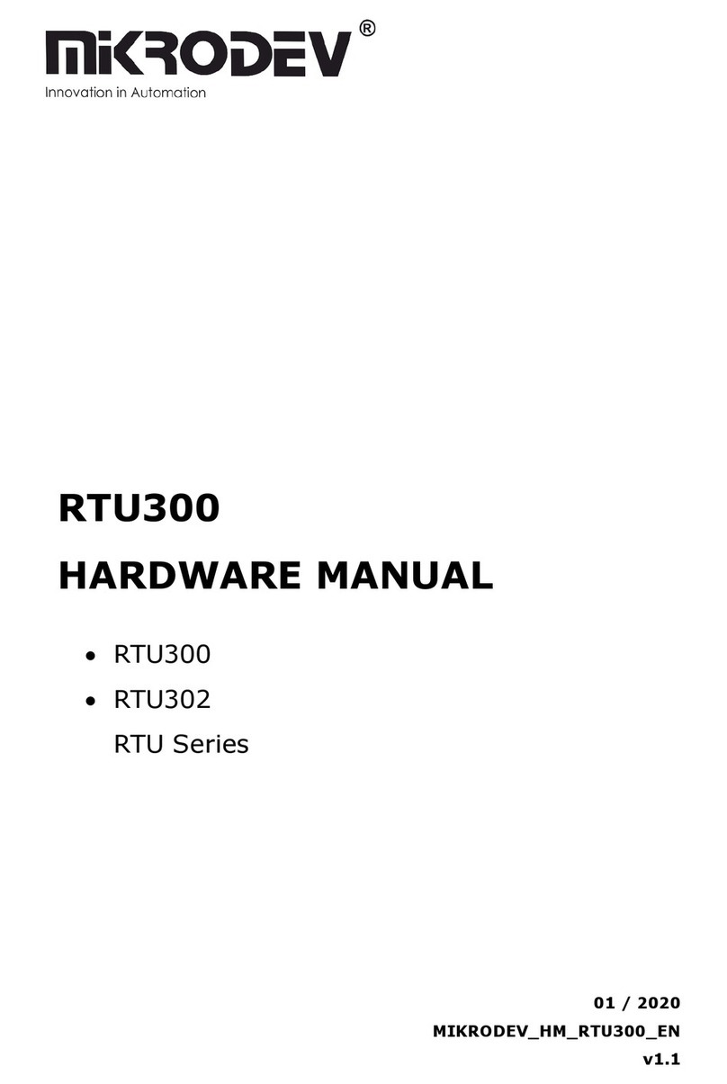 MIKRODEV RTU Series Hardware manual