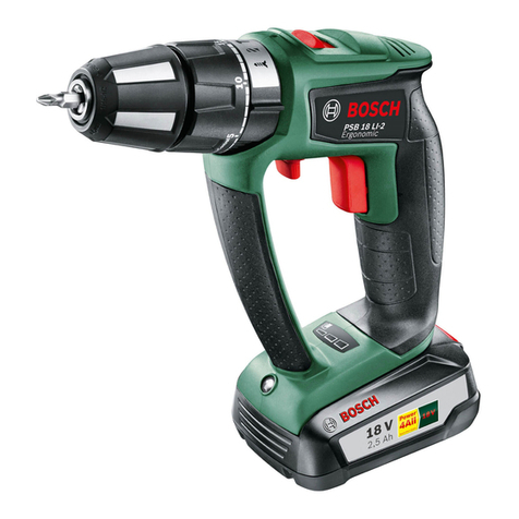 Bosch PSB 18 LI-2 Original instructions