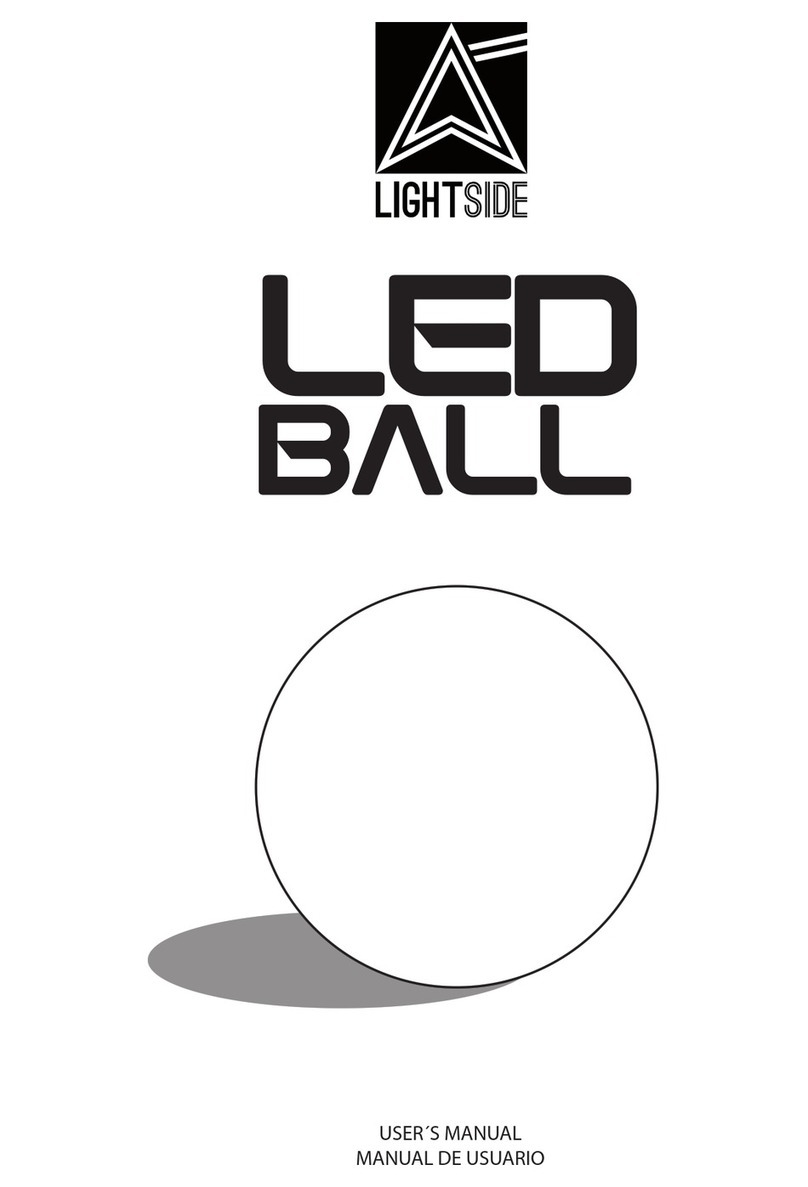LIGHTSIDE LED BALL User manual
