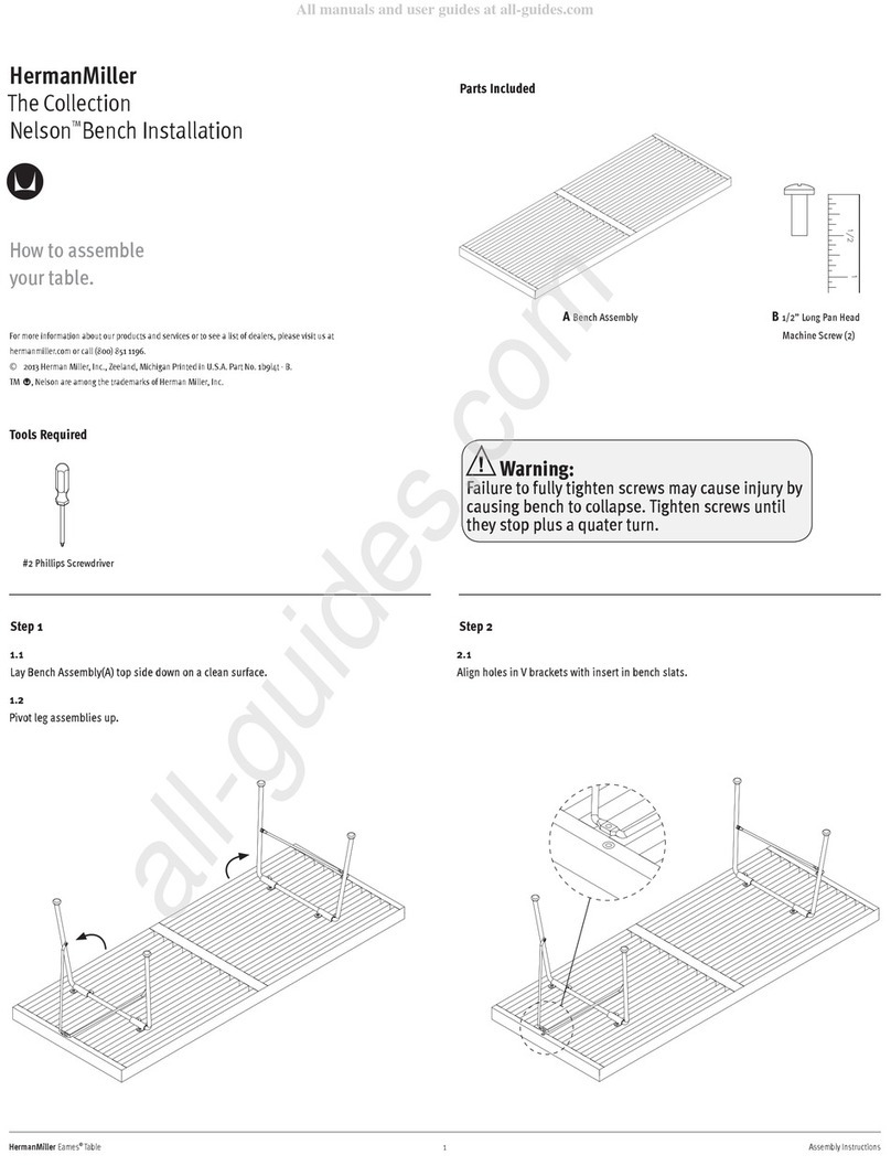 Herman Miller Nelson User manual