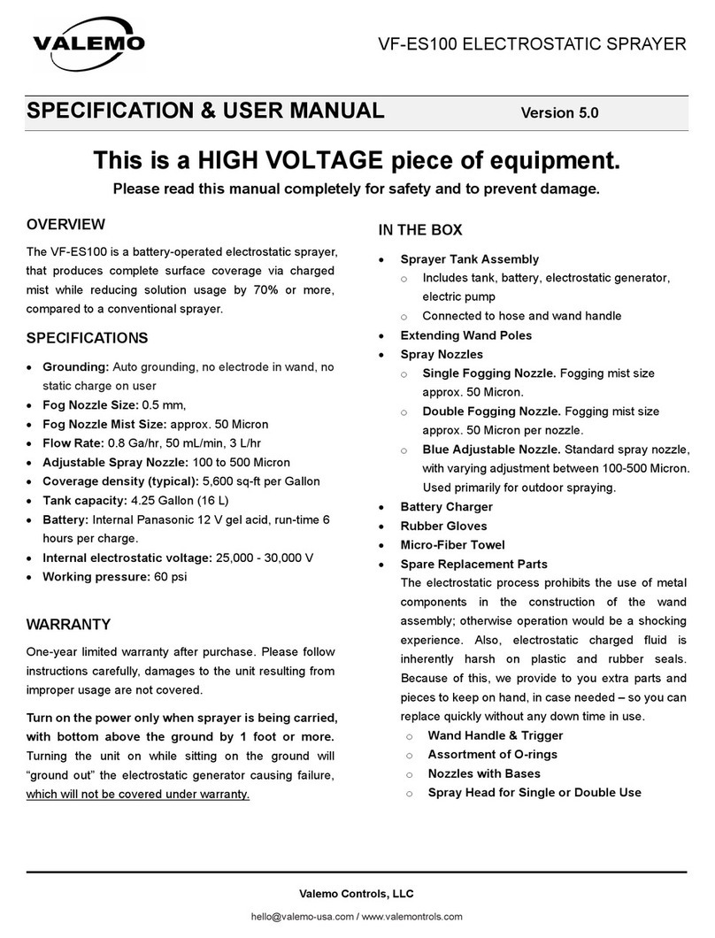 Valemo VF-ES100 Installation instructions