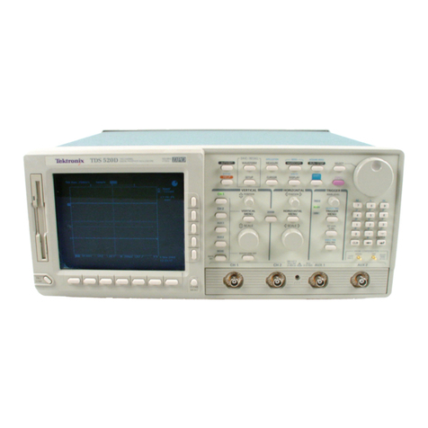 Tektronix TDS 520D User manual