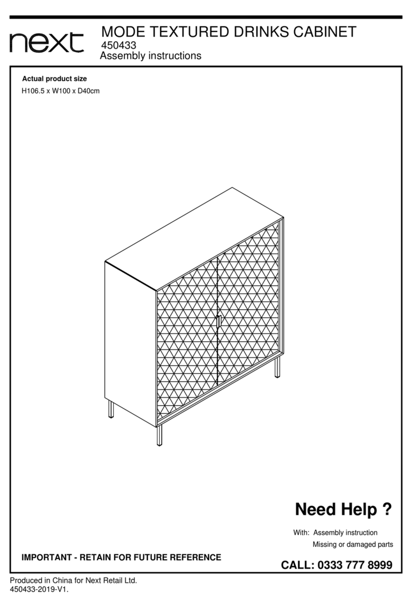 Next MODE 450433 Assembly instructions