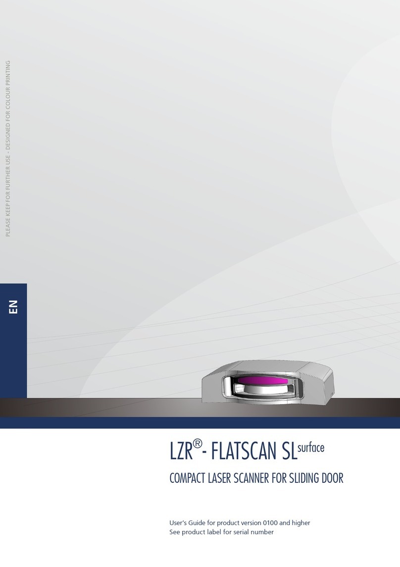 LZR FLATSCAN SL user guide