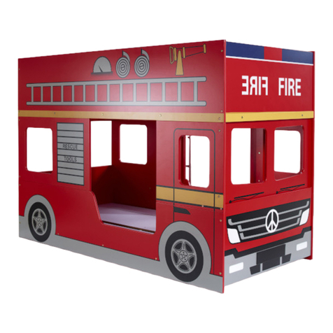 Happy Beds Fire Engine Bunk Bed User manual