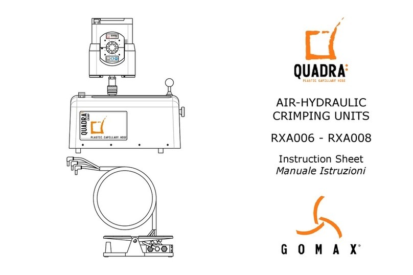 Gomax QUADRA RXA006 instruction sheet