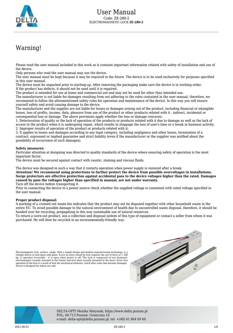 Delta ZE-280-2 user manual