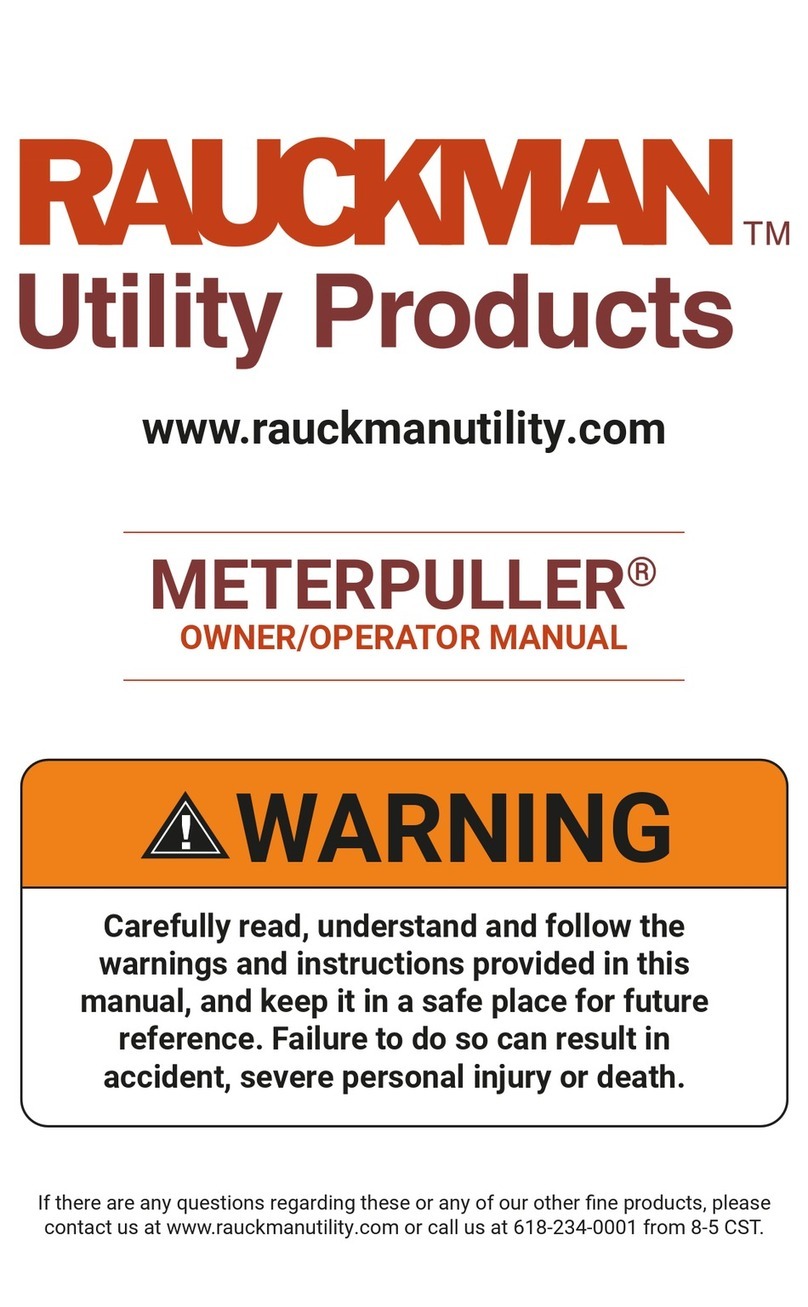Rauckman Utility Products METERPULLER M-001 Owner's/operator's manual Rauckman Utility Products METERPULLER M-001 Owner's/operator's manual