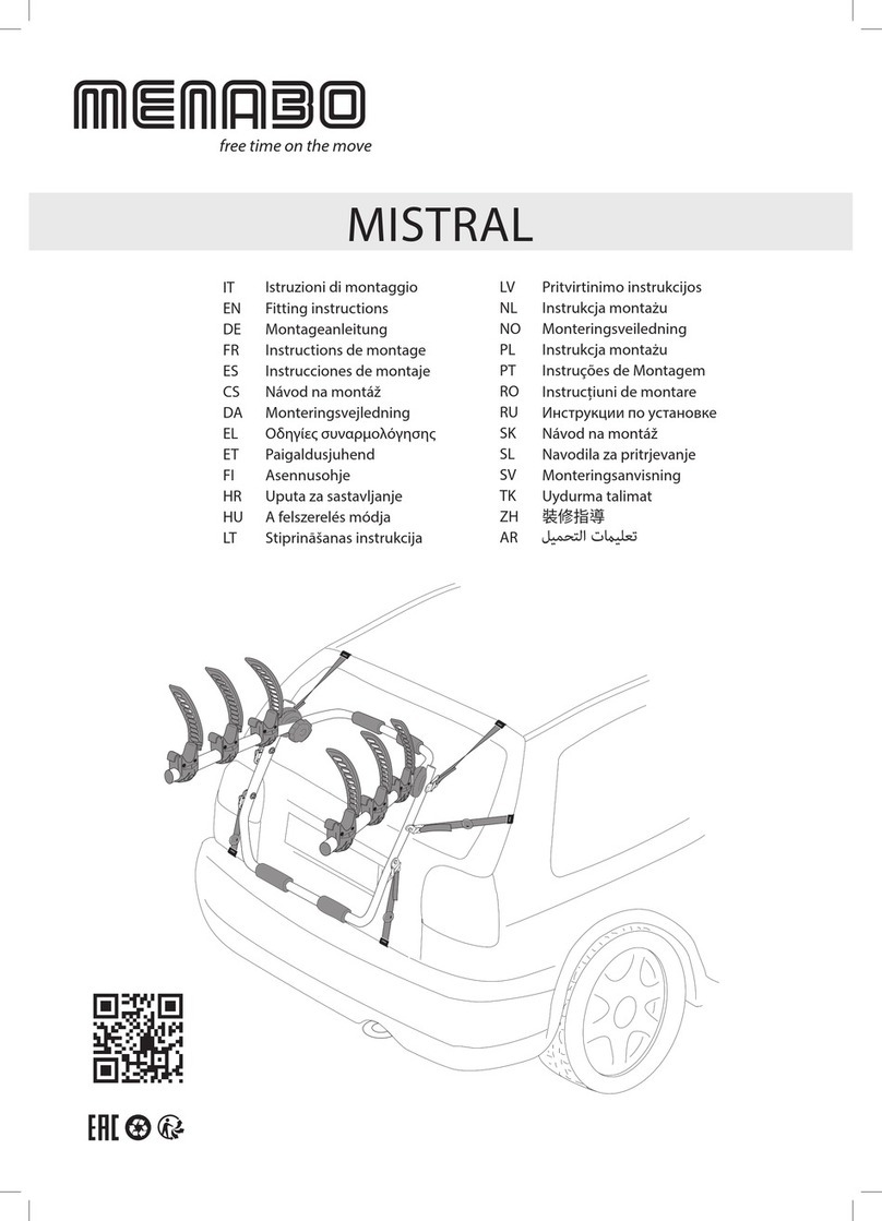 Menabo MISTRAL Fitting instructions