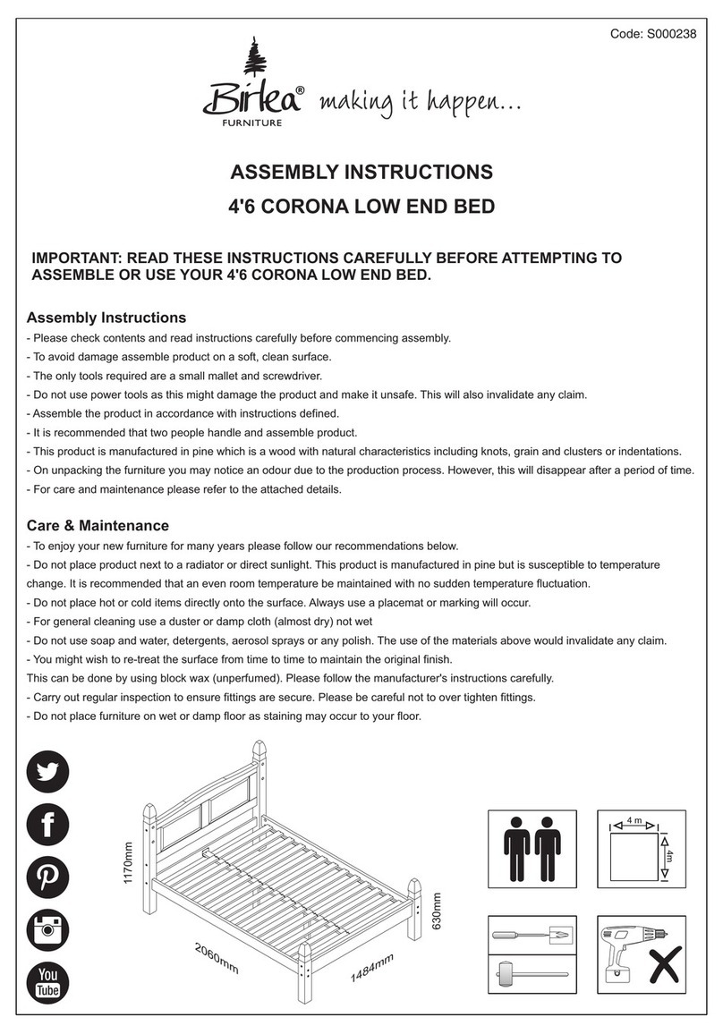 Birlea S000238 User manual