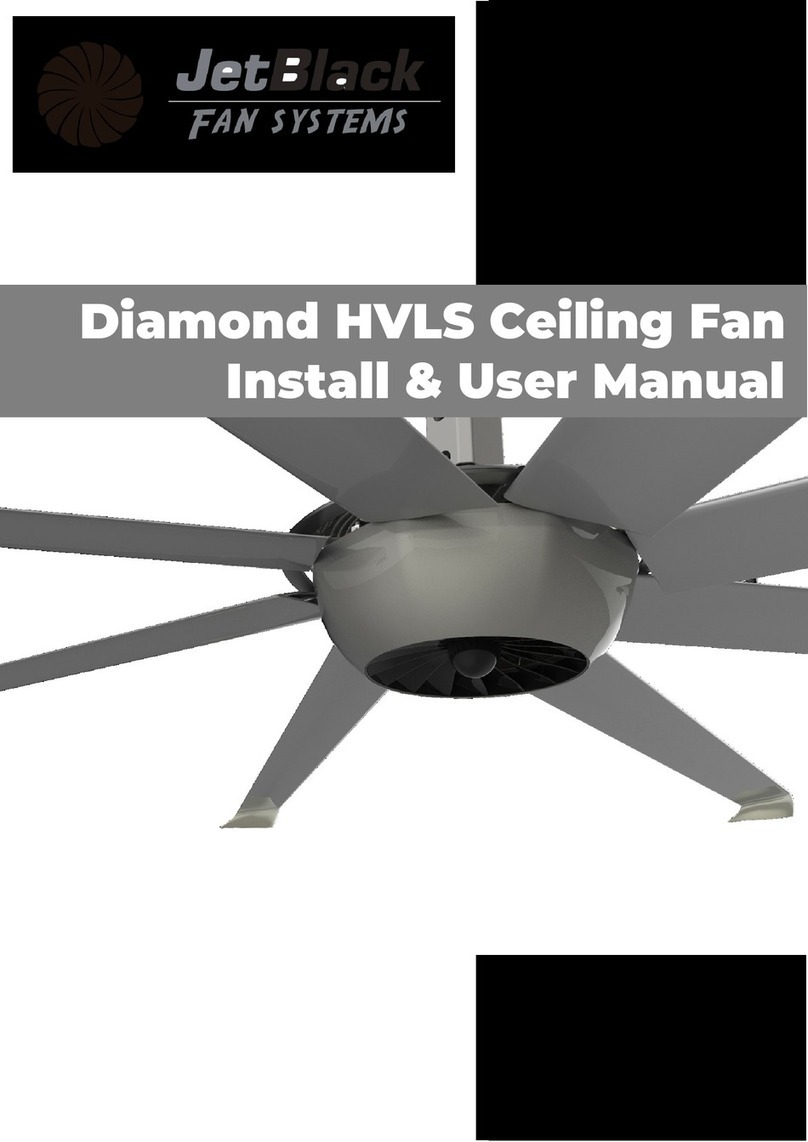 JetBlack Diamond HVLS Install & user manual