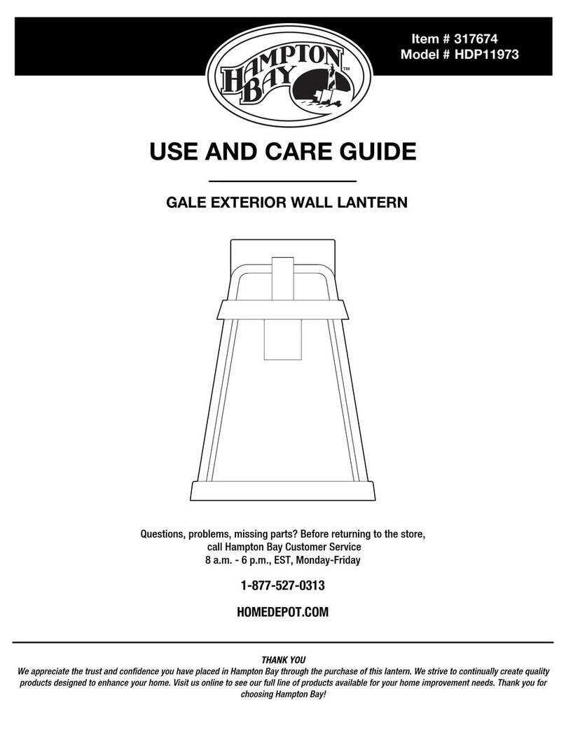 HAMPTON BAY GALE HDP11973 Use and care guide HAMPTON BAY GALE HDP11973 Use and care guide