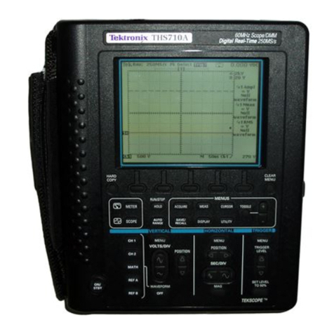 Tektronix TekScope THS710A User manual