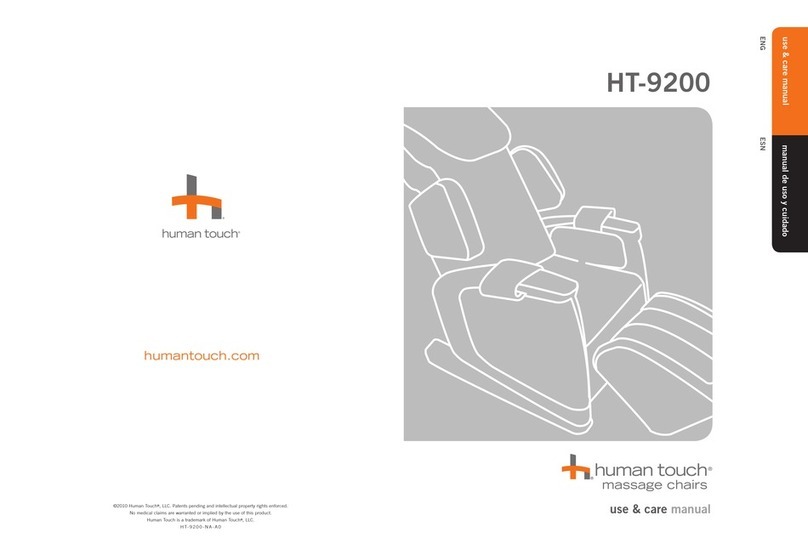 Human Touch HT-9200 Use & care manual