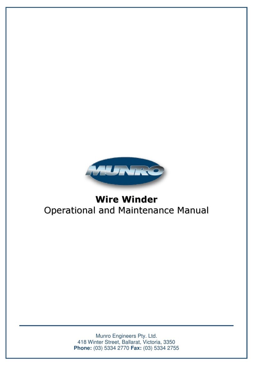 Munro Wire Winder Quick start guide
