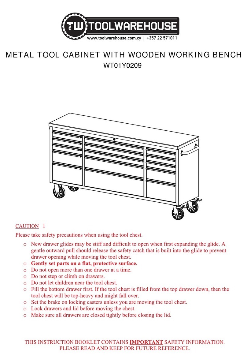 TOOL WAREHOUSE WT01Y0209 manual