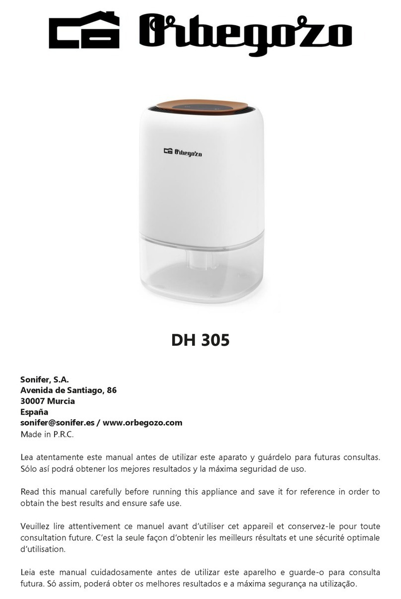 Orbegozo DH 305 manual