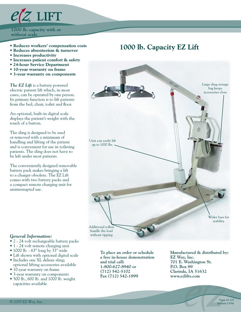 eZway EZ Light Lift operating instructions eZway EZ Light Lift operating instructions