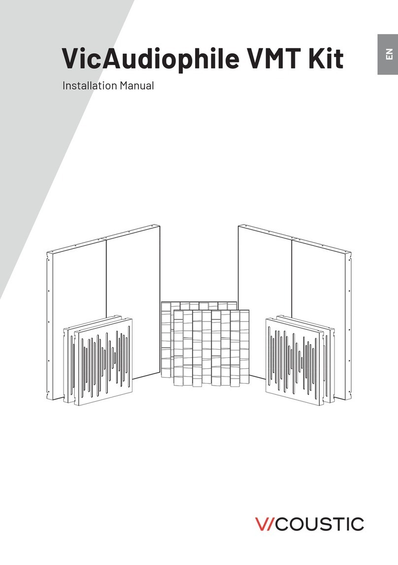 Vicoustic VicAudiophile VMT Kit installation manual